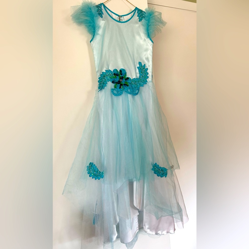 Handmade princess dress; Fits Size 9-10 tall, slim girl Fairytale princess dress
